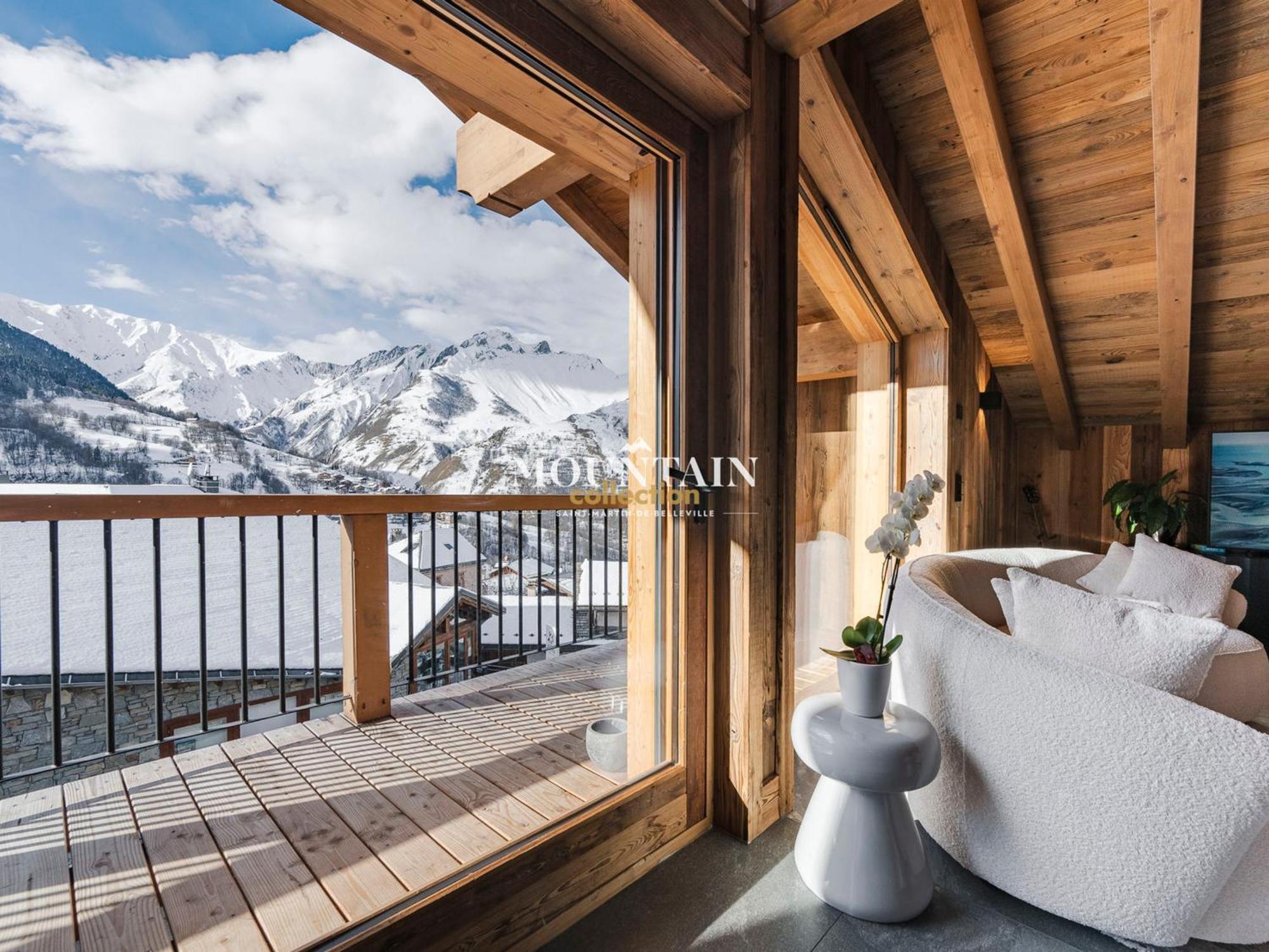 Chalet De Luxe Renove 2024 Proche Pistes, 5 Chambres, Balcon, Parking, Animaux Admis - Fr-1-344-1220 Сен-Мартен-де-Бельвиль Экстерьер фото